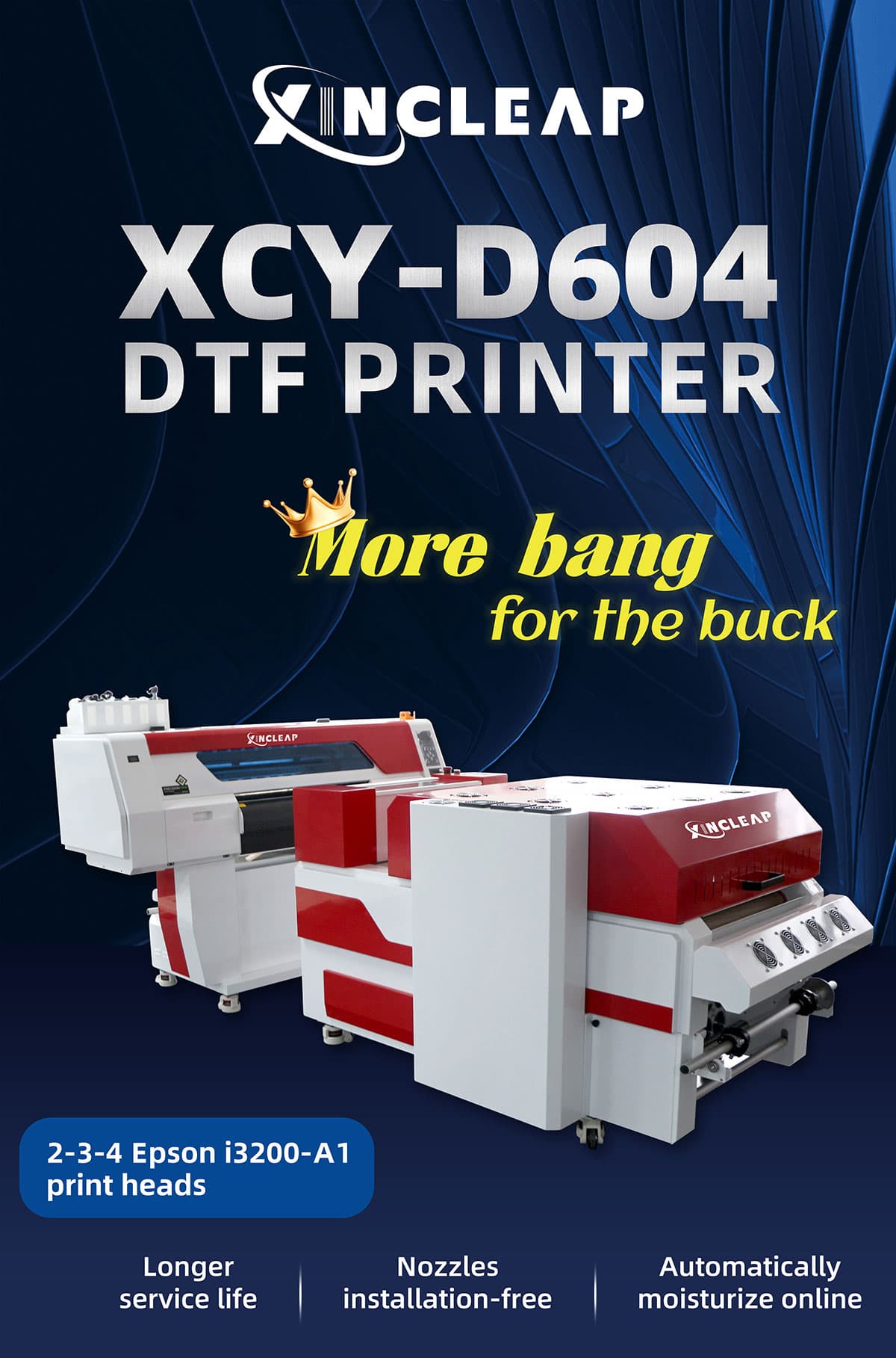 D604 DTF Printer